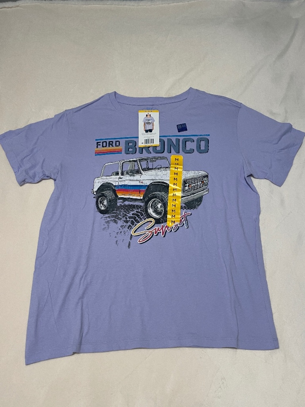 Ford Bronco Womens Lilac Graphic T-Shirt